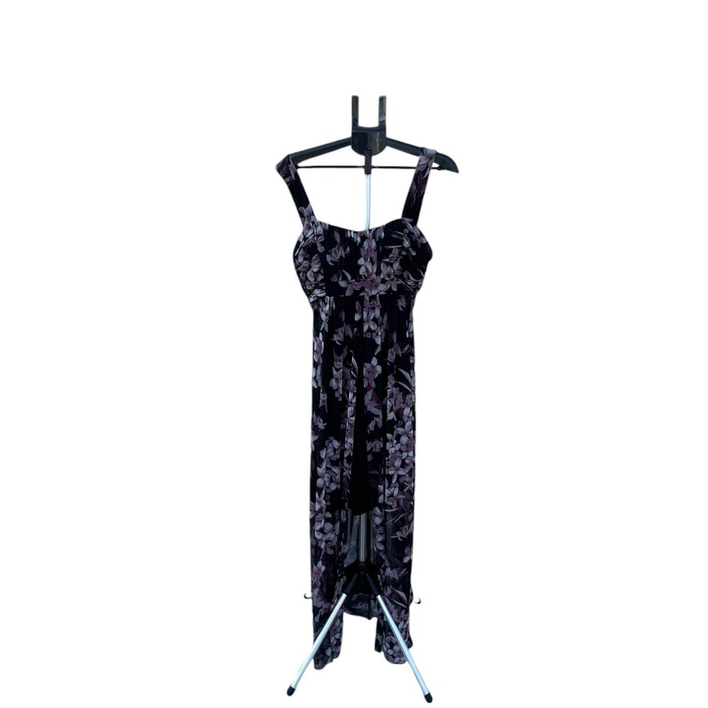 NWT Connected Apparel Floral Print High-Low Maxi Dress Size 12 - Picture 7 of 12